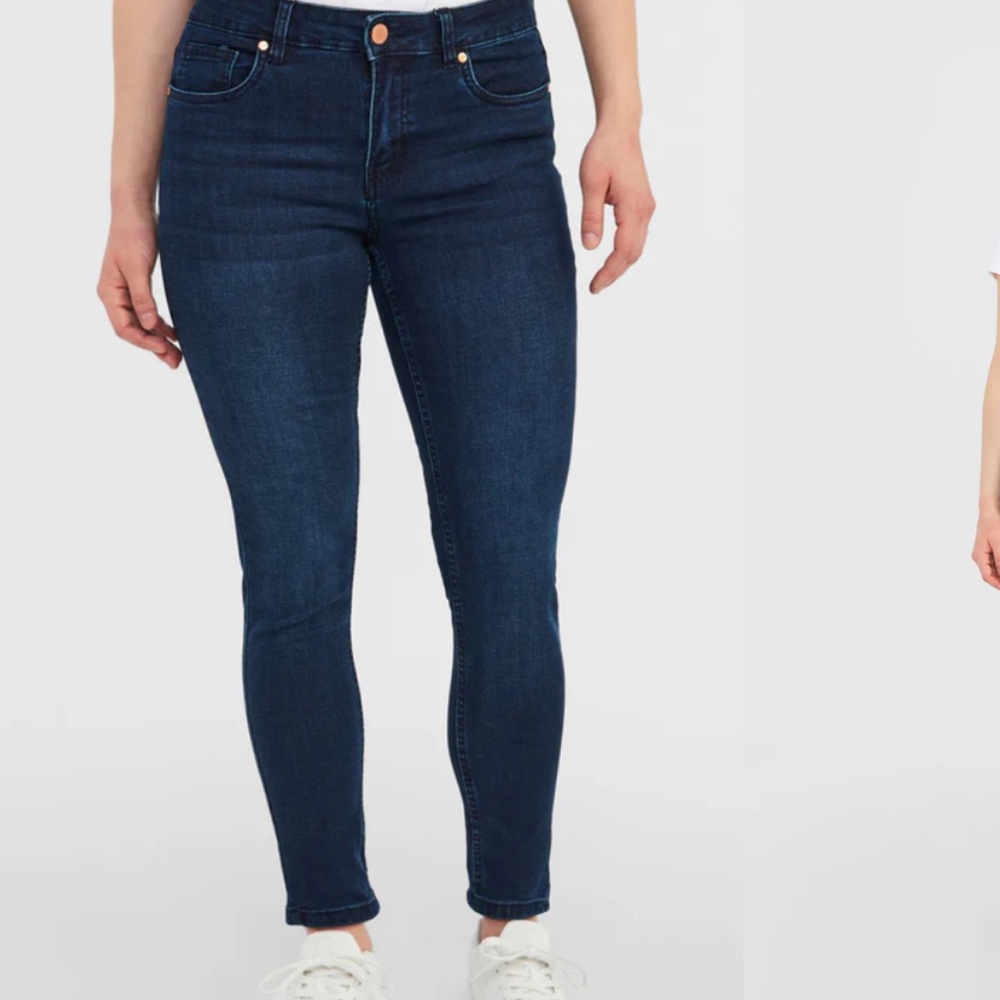 95% new women's abercrombie and fitch jeans harper low rise ankle